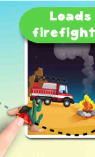 Feuerwehr Puzzlespiel kinder 1