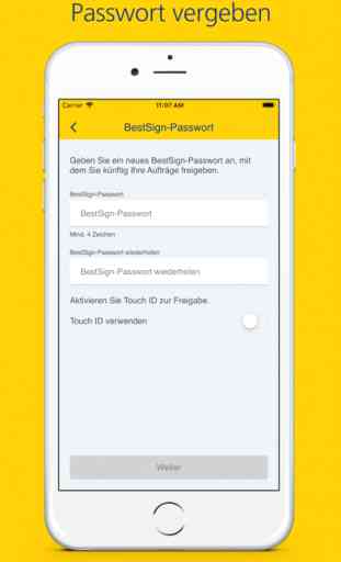 Postbank BestSign App 3
