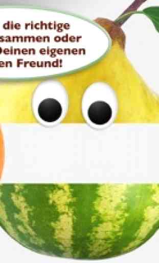 Freche Spiele App für Kinder: Lerne mit Obst & Gemüse das ABC, Farben und vieles mehr 2