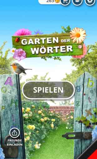 Garten der Wörter - Wortspiel 1