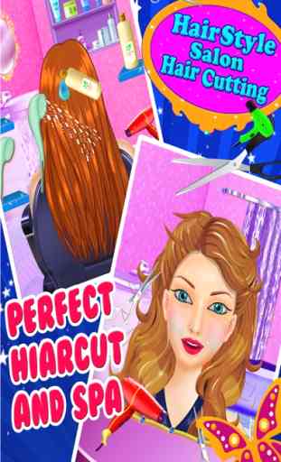 Haare Stil Salon Haare Schneiden - Mädchen Spiele 3