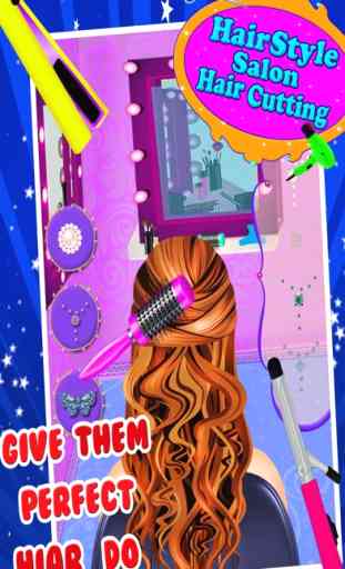 Haare Stil Salon Haare Schneiden - Mädchen Spiele 4