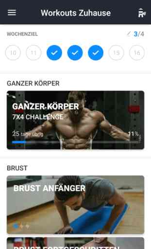 Workouts Zuhause - Fitness App 1
