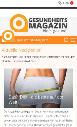 Gesundheits-Magazin 1