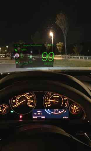 Tacho mph kmh GPS basiert HUD 2