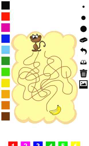 Labyrinth Lernspiel für Kinder im Alter von 3-5: Labyrinthe, Spiele und Puzzles für Kindergarten, Vorschule, Grundschule mit Tieren. Hilf Hund, Kaninchen, Affe, Eichhörnchen, Maus und Pirat 4