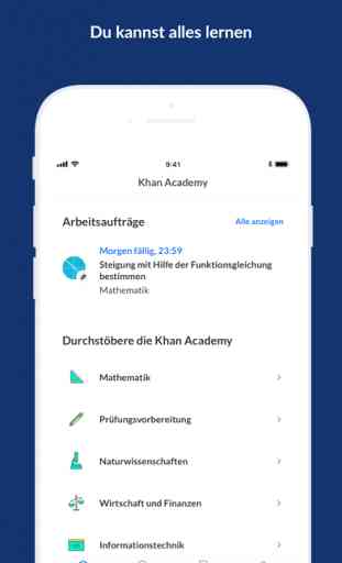 Khan Academy (Android/iOS) image 1