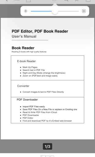 PDF Editor, PDF Buch Reader 3