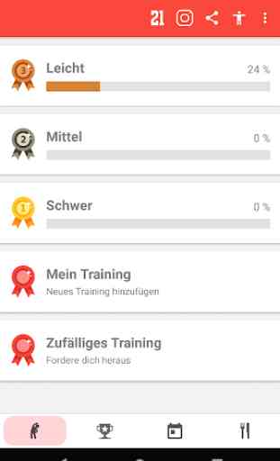 21 Tage Fitness Challenge - Abnehmtrainer 1