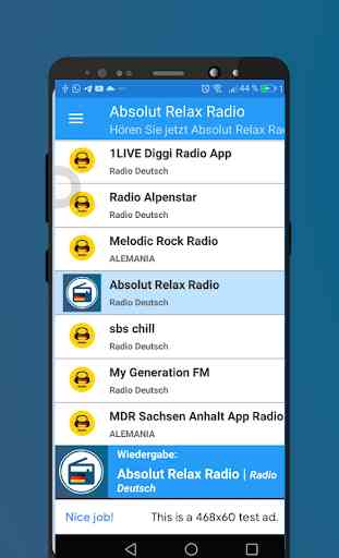 Absolut Relax Radio app Deutsch Live 2