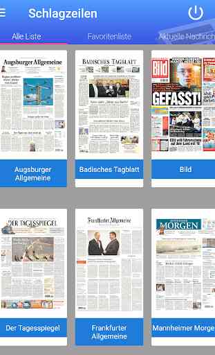 Alle Deutschen Zeitungen 1
