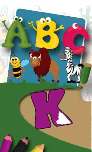 Alphabet Malbuch Spiele - Lernen Letters 2