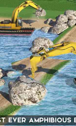 Amphibischer Bagger Simulator: Construction Crane 1