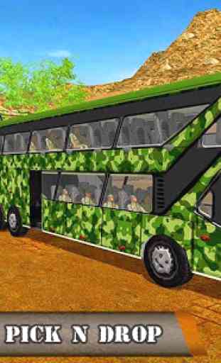 Armee Bus fahren 2019 - militärischen Transporter 1