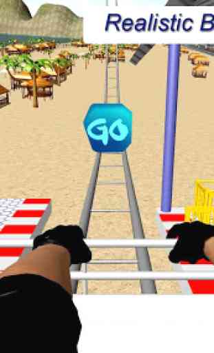 Beach Roller Coaster Amazing Simulator 4