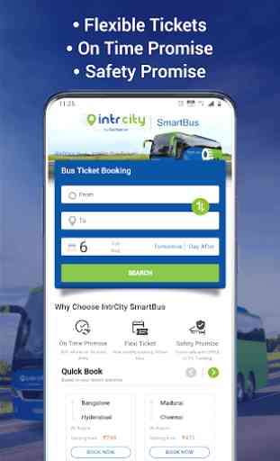 Book Bus Tickets Online - IntrCity SmartBus App 1