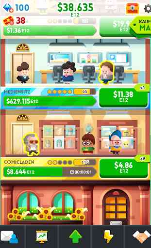 Cash, Inc. Geld-Klickspiel & Unternehmensabenteuer 3