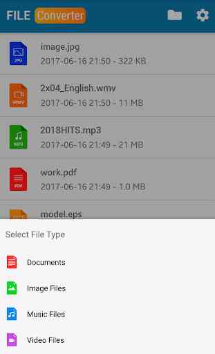 Datei Konverter - Office Suite: PDF, JPG, MP3, MP4 2