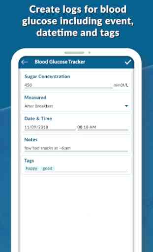 Diabetes Tagebuch – Blutzucker Verfolger 4