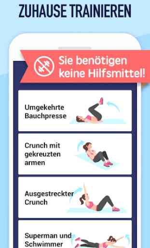 Flacher Bauch Training - Abs Workout 2