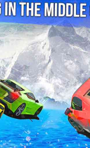 Frozen Water Slide Car Race: Aqua Park adventure 4