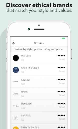 Good On You – Ethical Fashion App 2