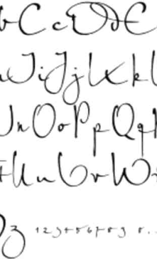 Kalligraphie Beschriftung 2