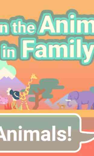 Learn the Animals in Family 1