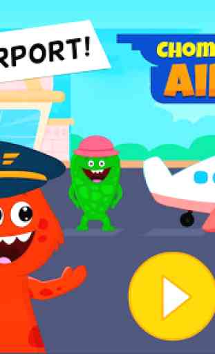 Meine Monster-Stadt: Flughafen-Spiele für Kinder 1