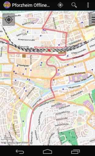 Pforzheim Offline Stadtplan 1