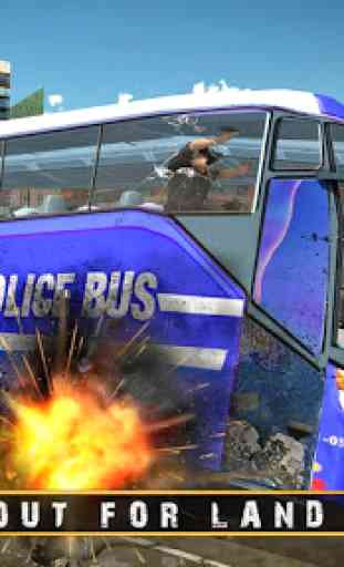 Polizei Bus Fahren Spiel 3D 4