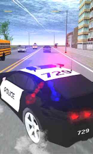 Polizei und Auto-Spiel-Simulator 3D 1