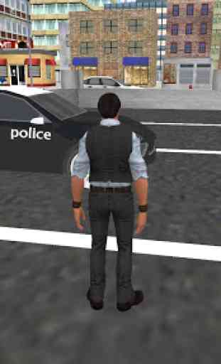 Polizei und Auto-Spiel-Simulator 3D 2