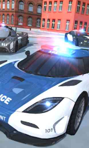 Polizeiauto-Simulator Cop Chase 1