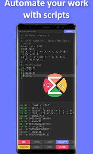 Scalar — Erweiterter Rechner, Mathe-Skripte 4