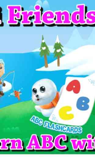 Snowy Learn ABC Letter 1