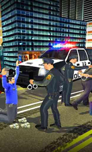 uns Polizei Auto Verfolgungsjagd Roboter Simulator 4