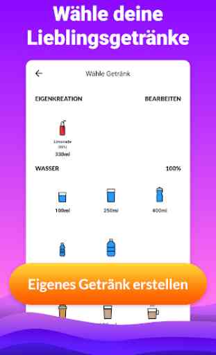 Wasser Trink App - Kostenlose Trinkerinnerung 3