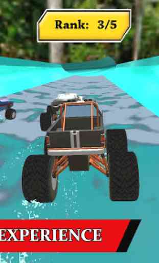 Water Park Truck Stunts and Race : Water Adventure 4