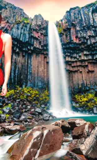 Waterfall Photo Editor : Waterfall Photo frame 1