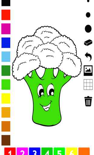 ABC Malbuch von Obst und Gemüse Für Kleinkinder und Kinder: Bilder aus-malen lernen 1