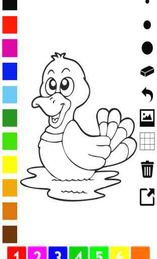 Aktiv-Malbuch der Vögel Für Kinder: Vogel-Bilder Wie Pinguin, Ente, Eule, Flamingo und Papagei aus-malen lernen 2