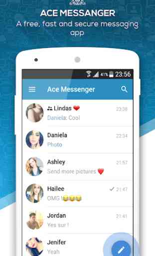 Ace Messenger - Fast Messaging App - Free Calls 2