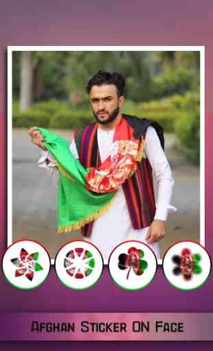 Afghan Flag On Face - New Faceflag Photo maker 2