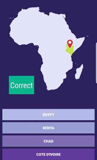 Africa Countries Map Quiz 3