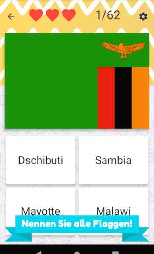 Afrika Länder Quiz - Flaggen und Hauptstädte 2