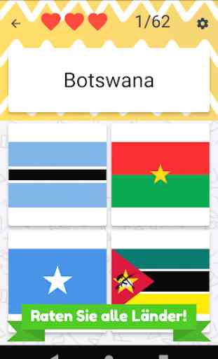 Afrika Länder Quiz - Flaggen und Hauptstädte 3
