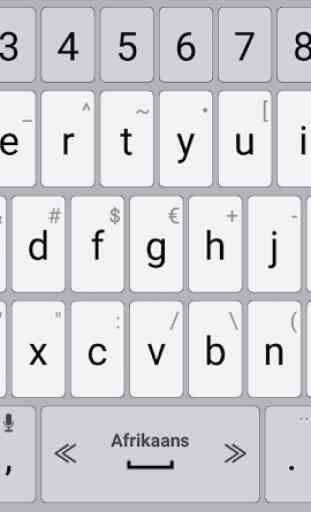Afrikaans Language Pack for AppsTech Keyboards 2