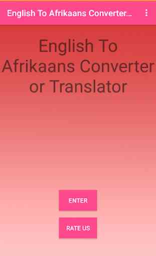 Afrikaans To English Converter or Translator 1