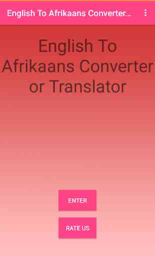 Afrikaans To English Converter or Translator 4
